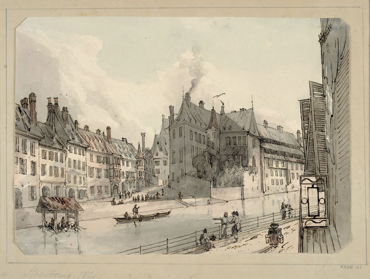 VUE DE STRASBOURG : HOTEL DU DRAGON